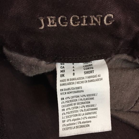 American Eagle Purple Jeggings Size 4 Short Super Stretch X - Picture 8 of 11